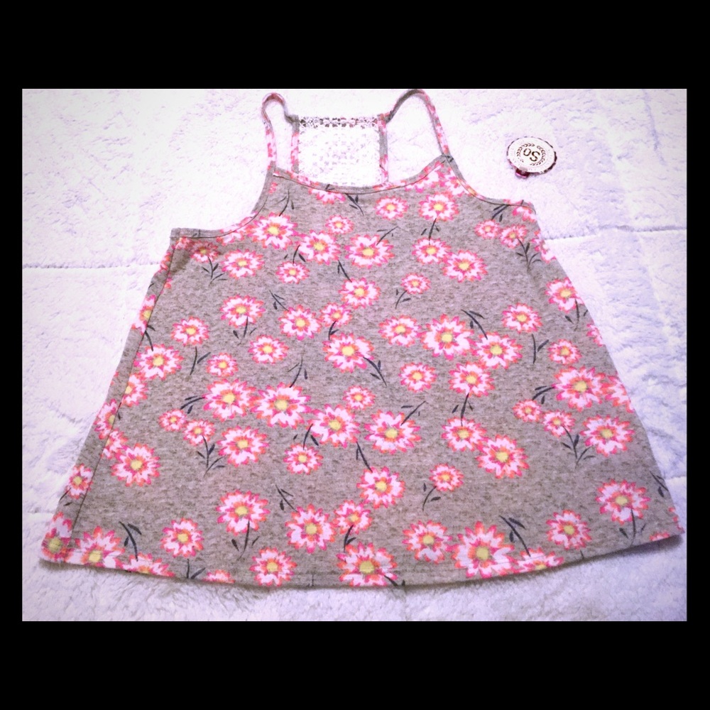Crochet back tank